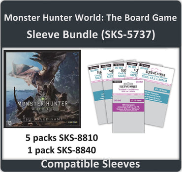 "Monster Hunter World: The Board Game" Compatible Card Sleeves (8810 X 5, 8840 X 1) (ONLINE ORDER ONLY)