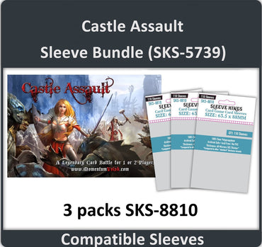 "Castle Assault" Compatible Card Sleeve Bundle (8810 x 3) (ONLINE ORDER ONLY)