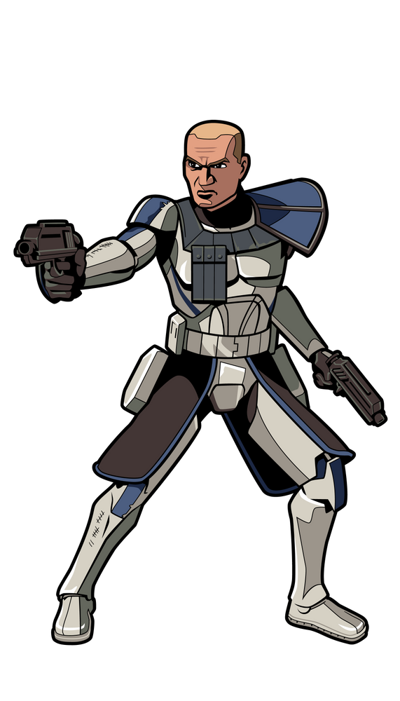 FiGPiN: Star Wars - Captain Rex [No Helmet] #573 (ONLINE ORDER ONLY)