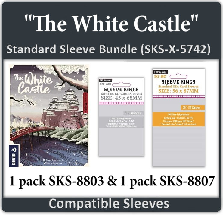 "The White Castle" Compatible Card Sleeve Bundle (8803 x 1, 8807 x 1) (ONLINE ORDER ONLY)