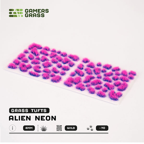 Gamers Grass Tufts: Alien Tufts- Neon 4mm- Wild (ONLINE ORDER ONLY)