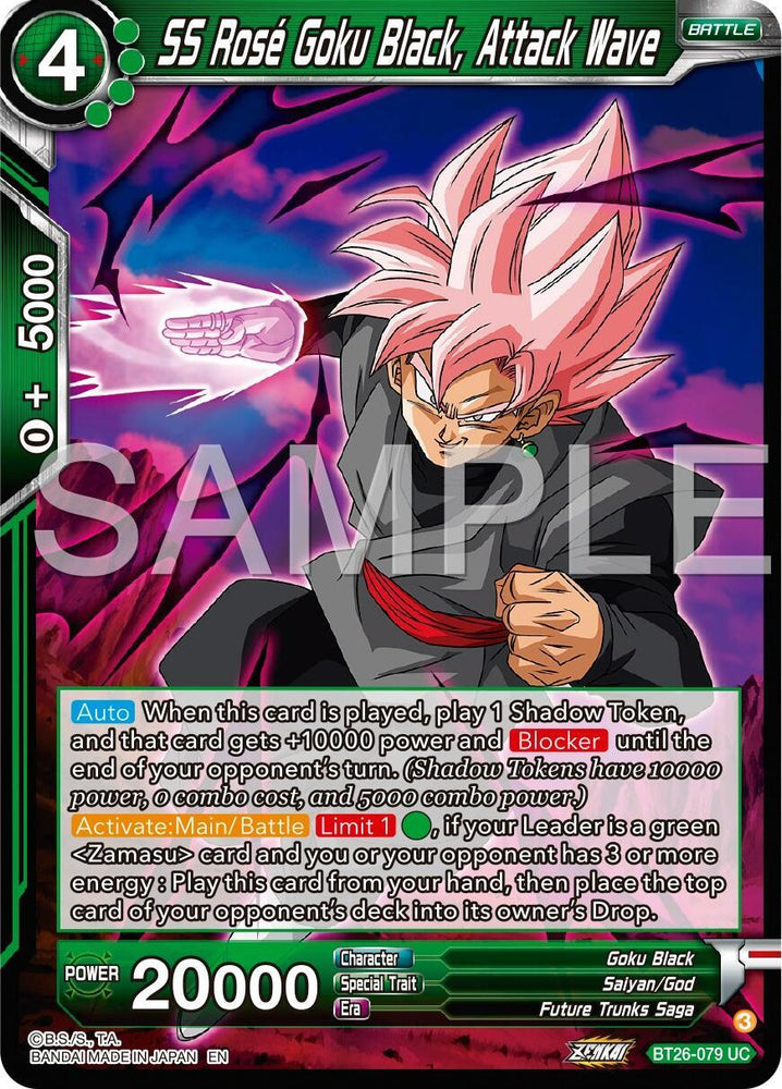 SS Rose Goku Black, Attack Wave (BT26-079) [Ultimate Advent] (ONLINE ORDER ONLY)