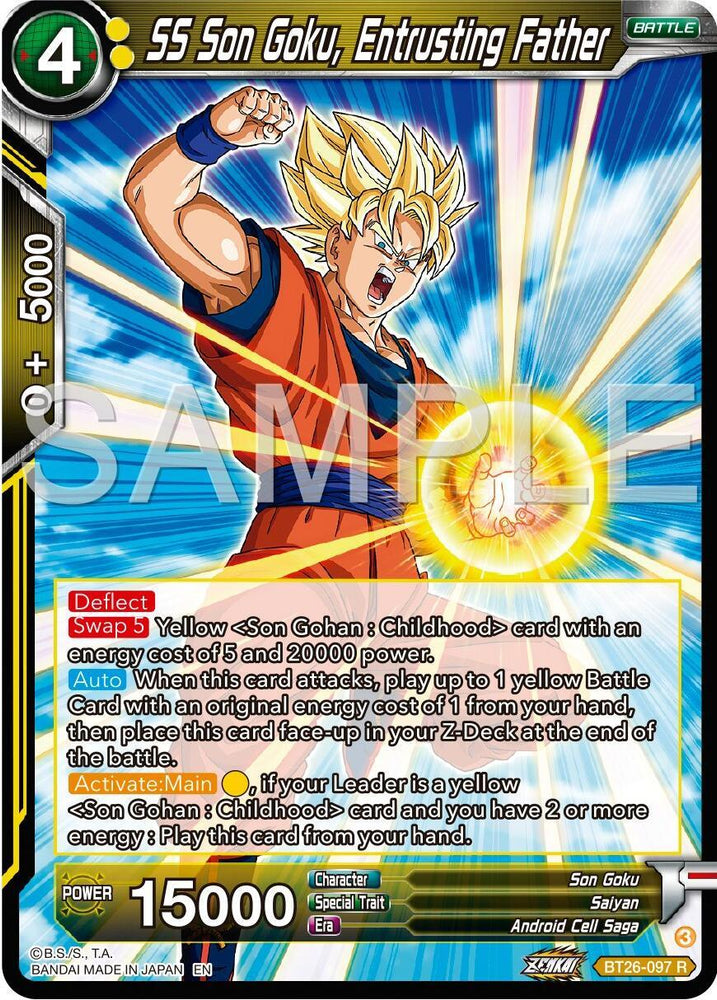 SS Son Goku, Entrusting Father (BT26-097) [Ultimate Advent] (ONLINE ORDER ONLY)