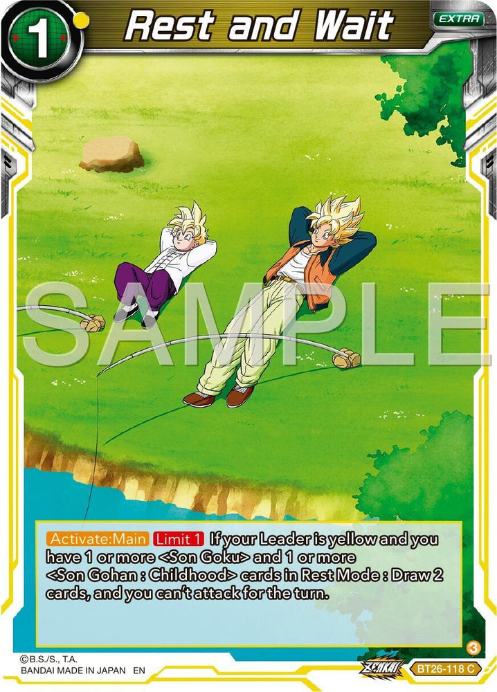 Rest and Wait (BT26-118) [Ultimate Advent] (ONLINE ORDER ONLY)
