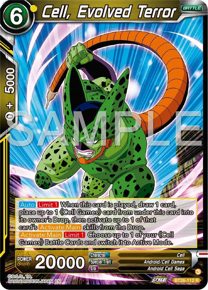 Cell, Evolvd Terror (BT26-112) [Ultimate Advent] (ONLINE ORDER ONLY)