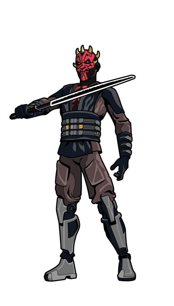 FiGPiN: Star Wars - Darth Maul [Darksaber] #575 (ONLINE ORDER ONLY)