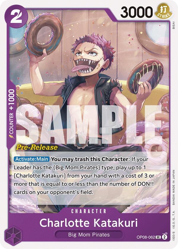 Charlotte Katakuri [Two Legends Pre-Release Cards] (ONLINE ORDER ONLY)