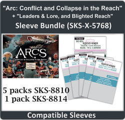 "Arcs: Conflict and Collapse in the Reach + Leaders & Lore, and Blighted Reach" Sleeves (8810 X 5 + 8814 X 1) (ONLINE ORDER ONLY)