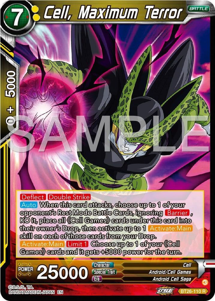 Cell, Maximum Terror (BT26-110) [Ultimate Advent] (ONLINE ORDER ONLY)