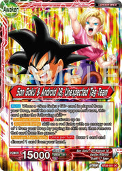 Son Goku // Son Goku & Android 18, Unexpected Tag Team (BT26-001) [Ultimate Advent] (ONLINE ORDER ONLY)