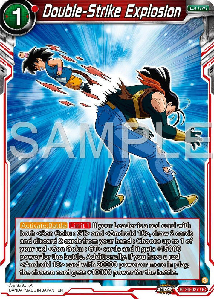Double-Strike Explosion (BT26-027) [Ultimate Advent] (ONLINE ORDER ONLY)