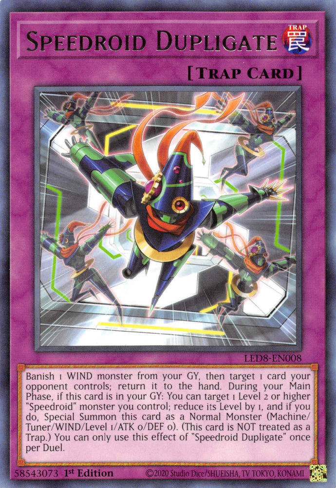 Speedroid Dupligate [LED8-EN008] Rare (ONLINE ORDER ONLY)