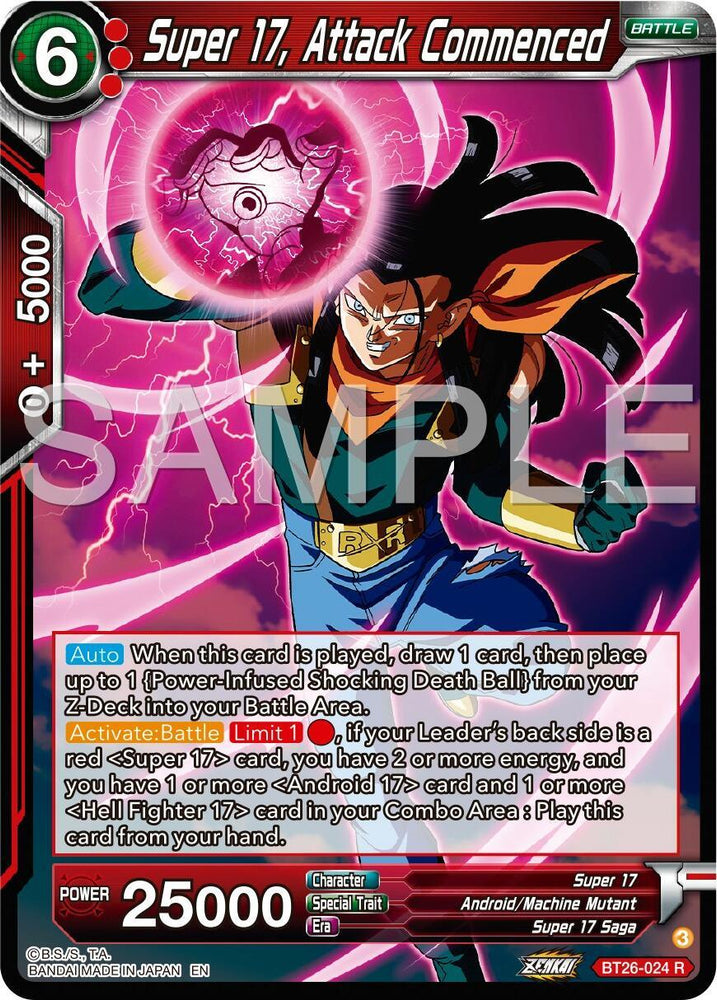 Super 17, Attack Commenced (BT26-024) [Ultimate Advent] (ONLINE ORDER ONLY)