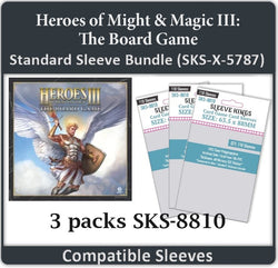 "Heroes of Might & Magic III: The Board Game" Compatible Card Sleeve Bundle (8810 x 3) (ONLINE ORDER ONLY)