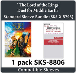 "The Lord of the Rings: Duel for Middle Earth" Compatible Card Sleeve Bundle (8806 x 1) (ONLINE ORDER ONLY)