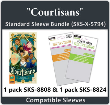 "Courtisans" Compatible Card Sleeve Bundle (8808 x 1, 8824 x 1) (ONLINE ORDER ONLY)