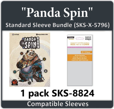 "Panda Spin" Compatible Card Sleeve Bundle (8824 x 1) (ONLINE ORDER ONLY)
