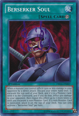 Berserker Soul [DRLG-EN007] Secret Rare (ONLINE ORDER ONLY)