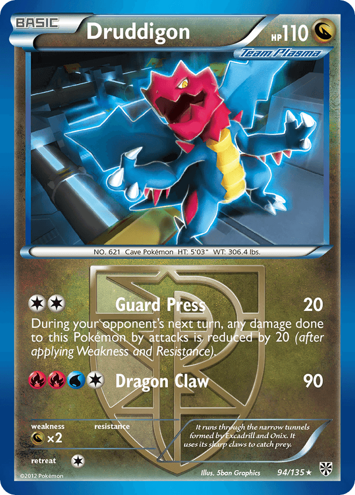 Druddigon (94/135) [Black & White: Plasma Storm] (Online Only)