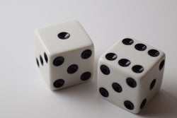 Jumbo 25mm 1 inch White (1) Dice RPG Board Game D6 Koplow Large Huge Dice (Online Only)