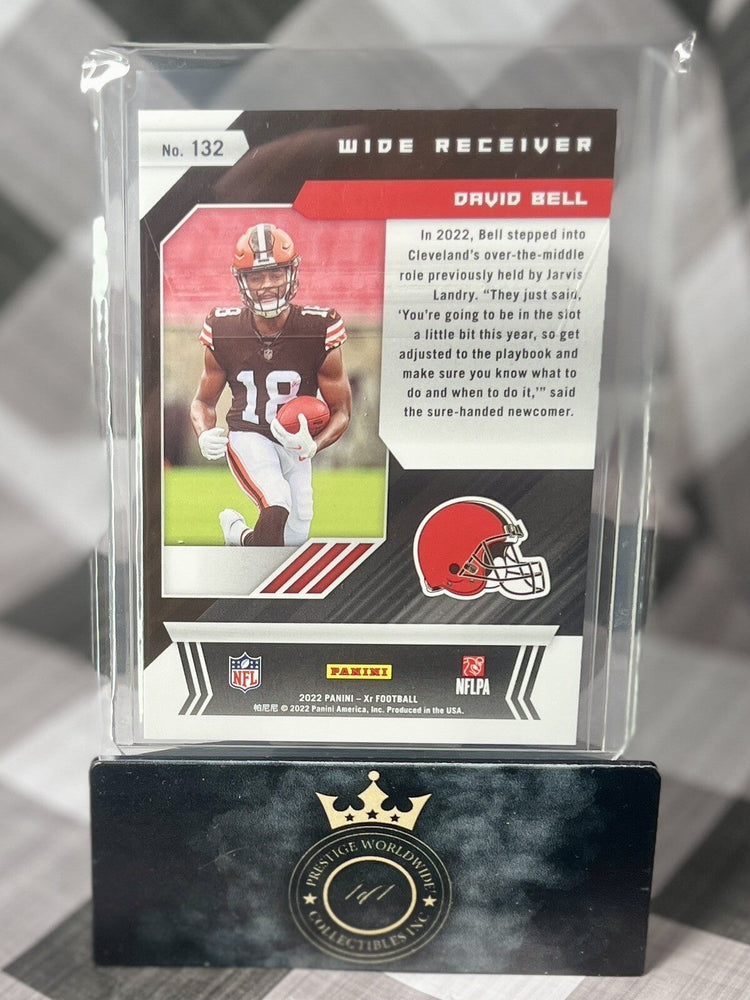 David Bell 2022 Panini XR Blue Rookie /199 #132 Cleveland Browns SP RC (ONLINE ORDER ONLY)