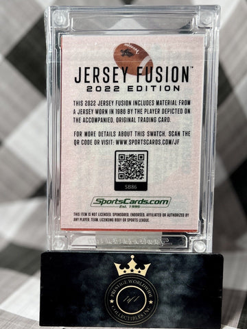 Steve Bartkowski 2022 Jersey Fusion 1988 Game Used Nameplate Patch /25 Falcons (ONLINE ORDER ONLY)