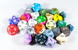Various Options of "Pound of Dice" RPG Chessex Game Dice d4, d6, d8, d12, d20 Rare Dice (Online Only)
