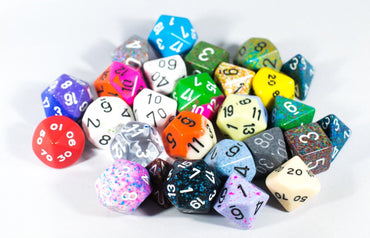 Various Options of "Pound of Dice" RPG Chessex Game Dice d4, d6, d8, d12, d20 Rare Dice (Online Only)