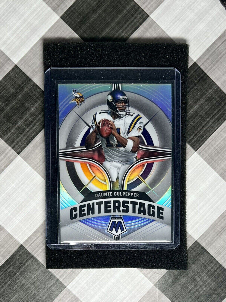 Daunte Culpepper 2022 Panini Mosaic Centerstage Silver Prizm #CS-27 MN VIkings (ONLINE ORDER ONLY)