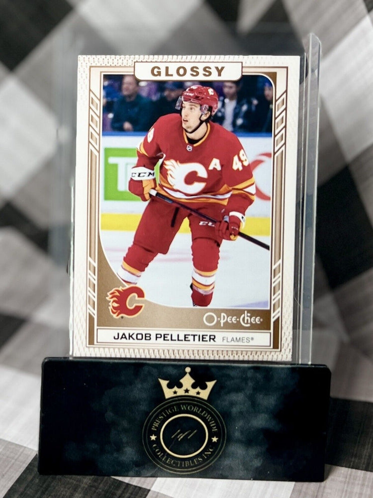 Jakob Pelletier 2023-24 Upper Deck Series One OPC Glossy #R-2 Calgary Flames (ONLINE ORDER ONLY)