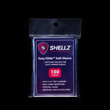 100pk CardShellz Premium Easy Glide Soft Sleeves w/ Pre-Cut Corners - Acid Free! (ONLINE ORDER ONLY)