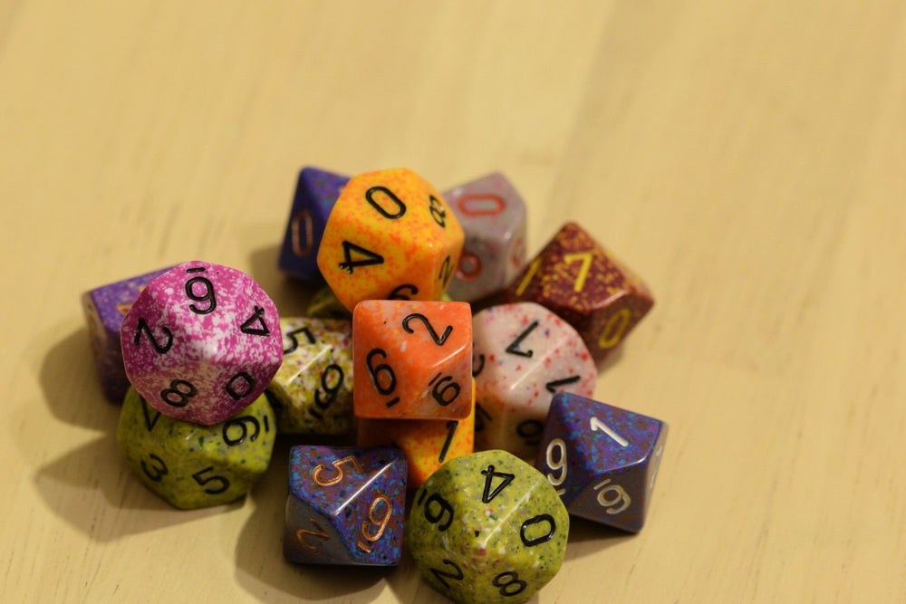 Random Set of 6 d10 Ten Sided RPG Dungeons and Dragons Dice (6) Chessex Magic (Online Only)