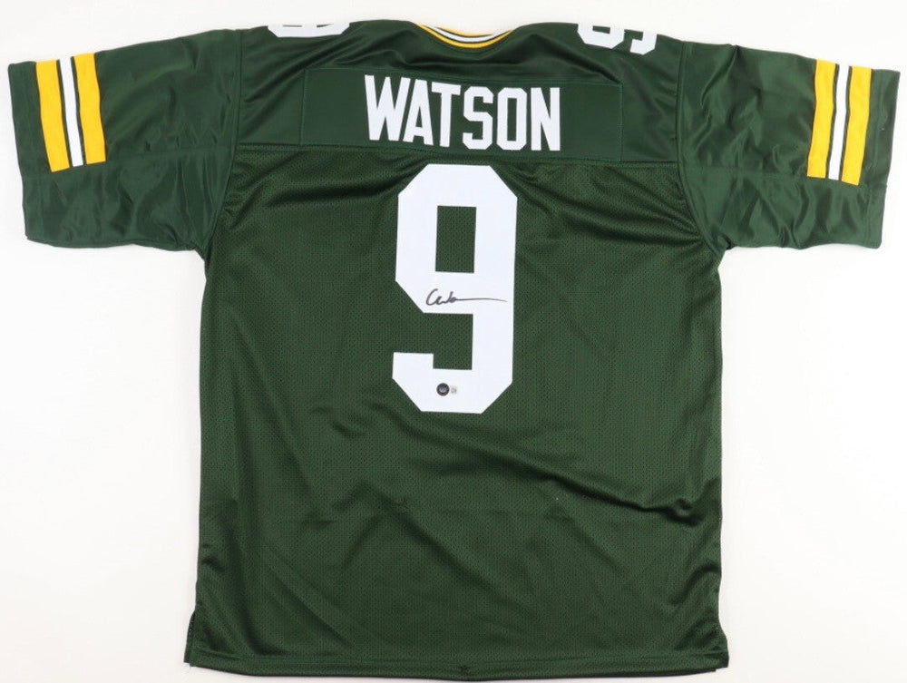 Christian Watson Autographed Custom XL Jersey w/ Beckett COA - GB Packers Rookie (ONLINE ORDER ONLY)