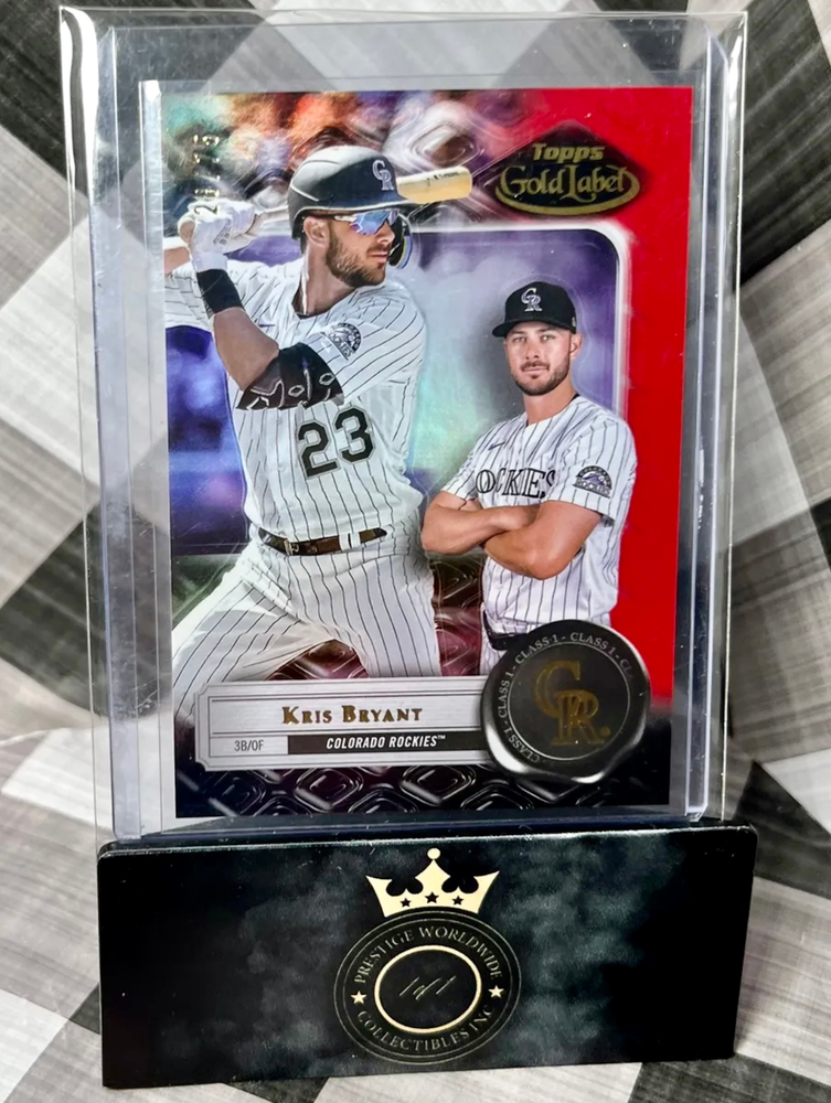 Kris Bryant 2022 Topps Gold Label /75 #36 - COL Rockies (ONLINE ORDER ONLY)