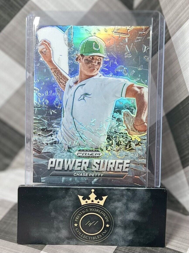 Chase Petty 2021 Prizm Draft Picks Power Surge Holo Silver Rookie #PS-CP Twins (ONLINE ORDER ONLY)