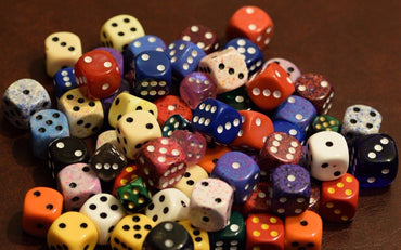 Random d6 Gaming RPG Yahtzee Dice Multi Colors Sizes Quality (Online Only)