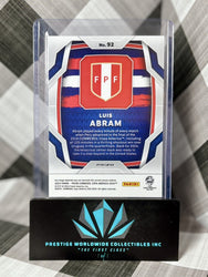 Luis Abram 2023-24 Prizm Copa America Silver Pulsar Prizm #92 Peru (ONLINE ORDER ONLY)