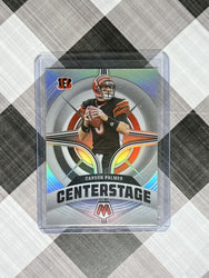🔥2022 Mosaic CENTERSTAGE Silver Prizm #CS-15 Carson Palmer Cincinnati Bengals🔥 (ONLINE ORDER ONLY)