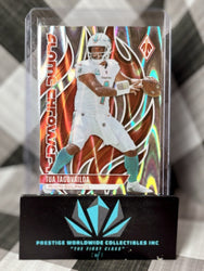 Tua Tagovailoa 2023 Panini Phoenix Holo Silver Flame Throwers #FLA-26 Dolphins (ONLINE ORDER ONLY)
