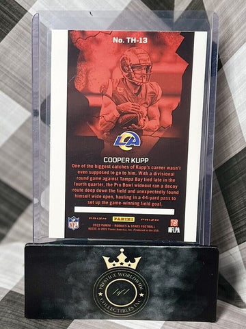 Cooper Kupp 2022 Rookies & Stars Thrillers Silver Prizm #TH-13 LA Rams (ONLINE ORDER ONLY)