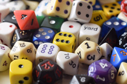 Quarter (1/4) Pound of Dice RPG Koplow Game Dice Shapes 16mm Double d6 Large (Online Only)