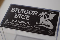 NEW Set of 5 Dragon Yellow w/Black Dice D&D RPG Game 16mm Six Sided D6 Koplow (Online Only)