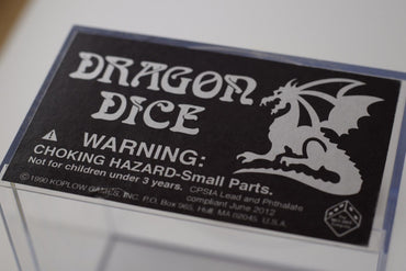 NEW Set of 5 Dragon Yellow w/Black Dice D&D RPG Game 16mm Six Sided D6 Koplow (Online Only)