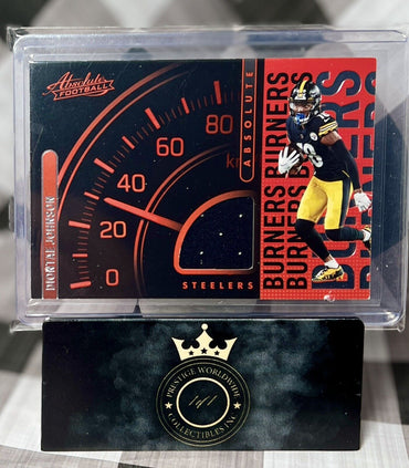 Diontae Johnson 2022 Panini Absolute Burners Patch #AB-12 Pittsburgh Steelers SP (ONLINE ORDER ONLY)