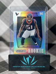 Will Anderson Jr 2023 Prizm Throwback Silver Rookie #PFR-3 Houston Texans RC (ONLINE ORDER ONLY)
