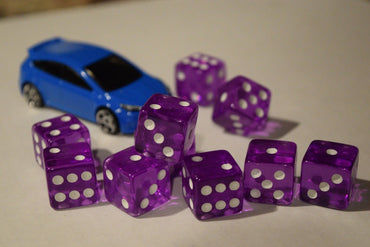 NEW 10 Transparent Purple RPG Bunco Gaming Dice Set 16mm D6 Great Quality Yahtze (Online Only)