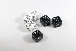White & Black D6 MTG +1 & -1 Counter Dice - 6 Pack - Magic: The Gathering DnD (Online Only)
