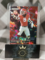 Kelee Ringo 2023 Prizm Draft Picks Red Cracked Ice Fearless #F-10 Georgia Eagles (ONLINE ORDER ONLY)