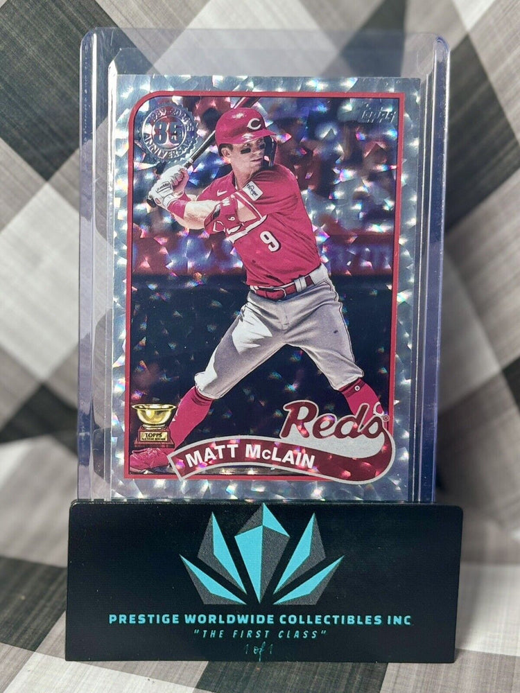 Matt McLain 2024 Topps Series 2 1989 Silver Foil #89B2-38 Cincinnati Reds Cup (ONLINE ORDER ONLY)