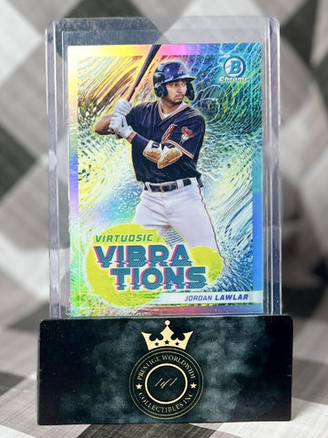 Jordan Lawlar 2022 Bowman Chrome Virtuosic Vibrations #VV-16 AZ Diamondbacks (ONLINE ORDER ONLY)